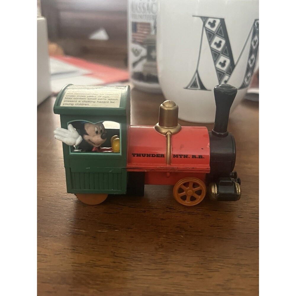 Mickey Mouse Disney Parks Big Thunder Mountain Railroad Train Engine Collectible